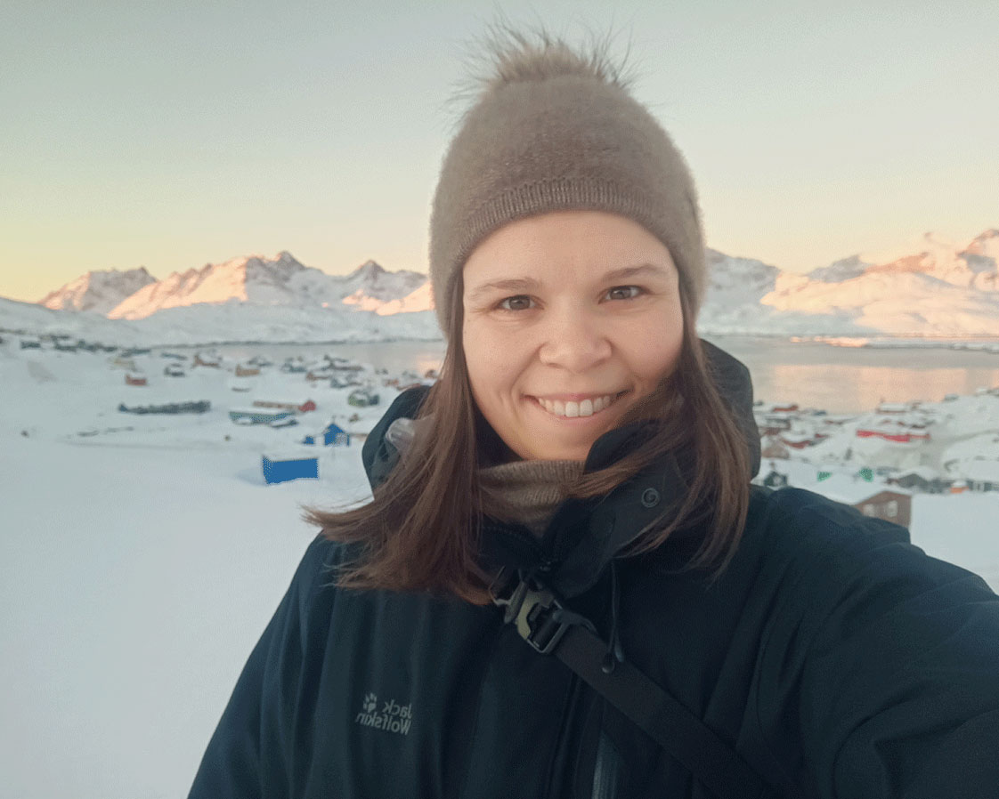 Tasiilaq, Anna Burdenski, University of Vienna, snow, Snow2Rain, East Greenland, research, science, Arctic Hub,Ph.D. candidate in anthropology